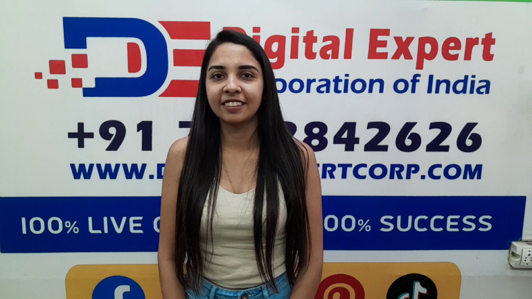 Shivani is happy with their progress with Digital Expert