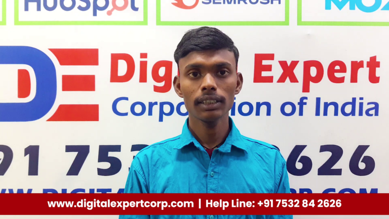 Sonu Kumar Progress Report || Best Digital Marketing Institute and Agency in New Delhi